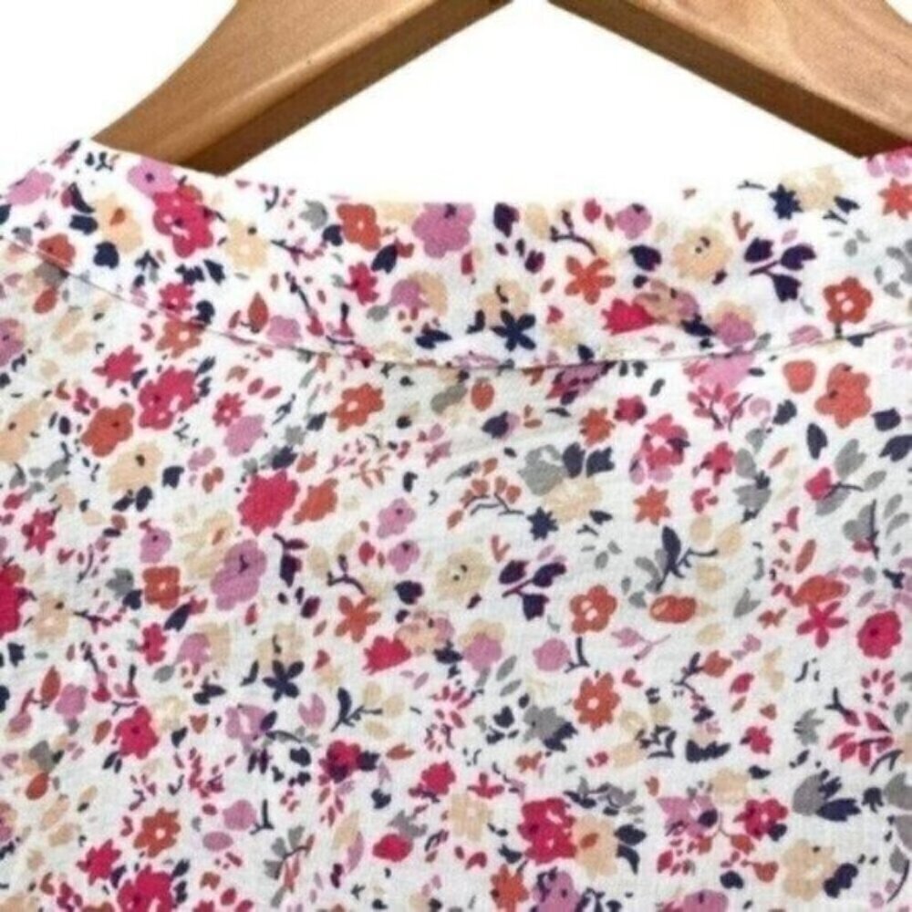 Cynthia Rowley Floral Peasant Blouse - Picture 8 of 9